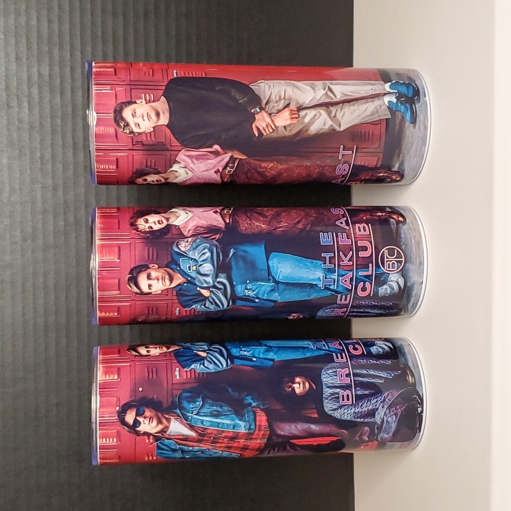 Custom 20oz Stainless Steel Tumbler - The Breakfast Club - Picture 1 of 1